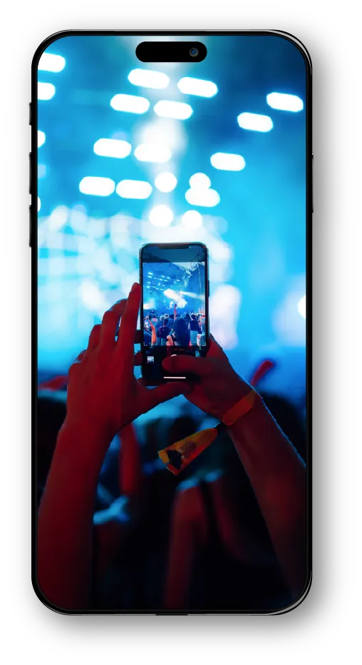 Goditi il tuo evento - non vediamo l'ora di ricevere il tuo prossimo ordine su ticketbande.